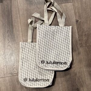 NEW Lululemon 2025 Holiday Shopping Tote Bundle of 2 Small Bags